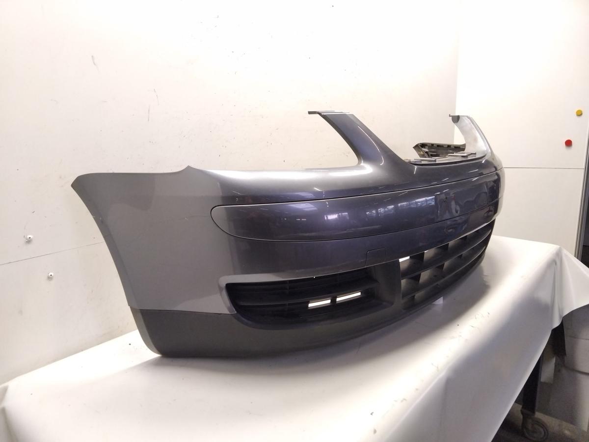 VW Touran 1T original Stoßstange Stoßfänger vorn LD7X platinumgreymet. BJ2006